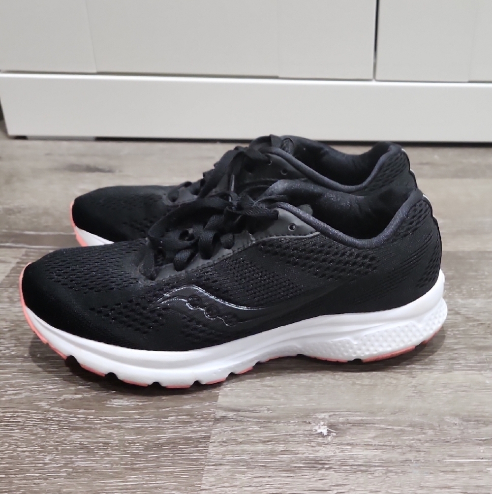 Saucony Black and White Women's Athletic Shoes